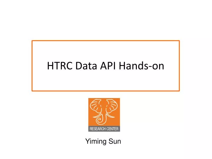 htrc data api hands on