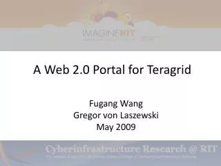 A Web 2.0 Portal for Teragrid