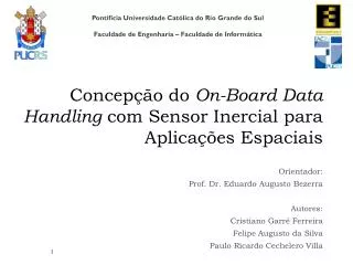 concep o do on board data handling com sensor inercial para aplica es espaciais