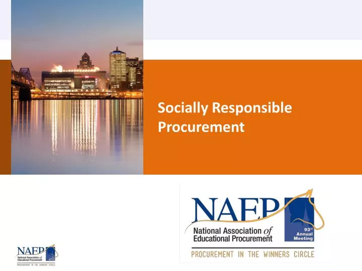 socially responsible procurement