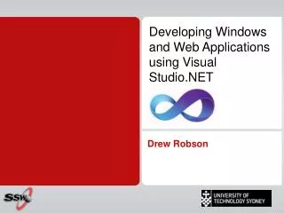 Developing Windows and Web Applications using Visual Studio.NET
