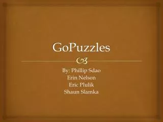 GoPuzzles