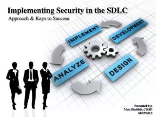 Implementing Security in the SDLC