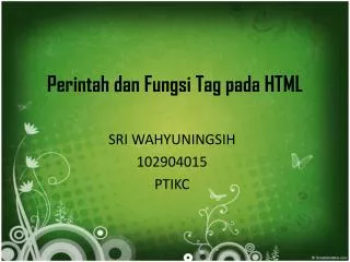 PPT - Formula Dan Fungsi Pada Microsoft Excel PowerPoint Presentation ...