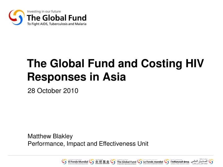 the global fund and costing hiv responses in asia