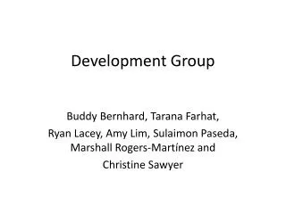 Development Group