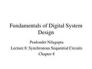 fundamentals of digital system design