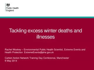 Tackling excess winter deaths and illnesses