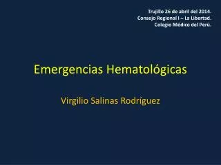 emergencias hematol gicas