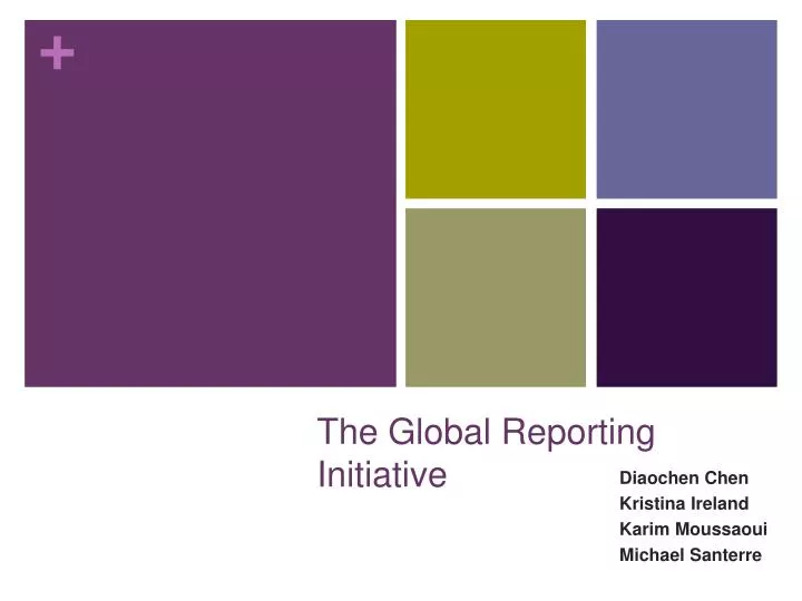 the global reporting initiative