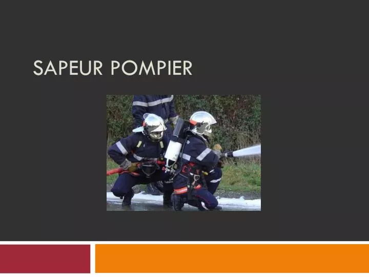 sapeur pompier