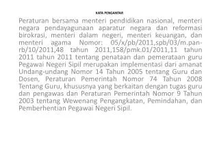 kata pengantar
