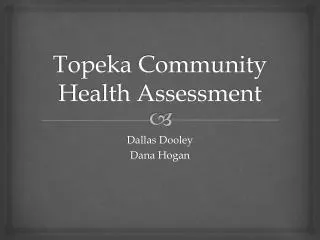 Topeka Community Health Assessment