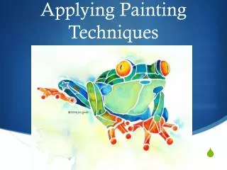 Applying Painting Techniques