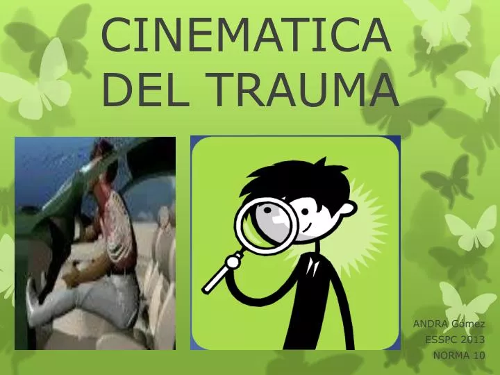 cinematica del trauma