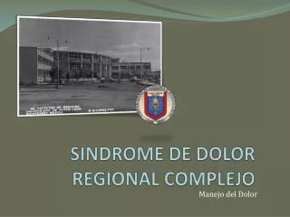 sindrome de dolor regional complejo