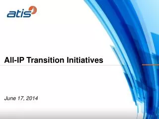IP Transition Work within ATIS