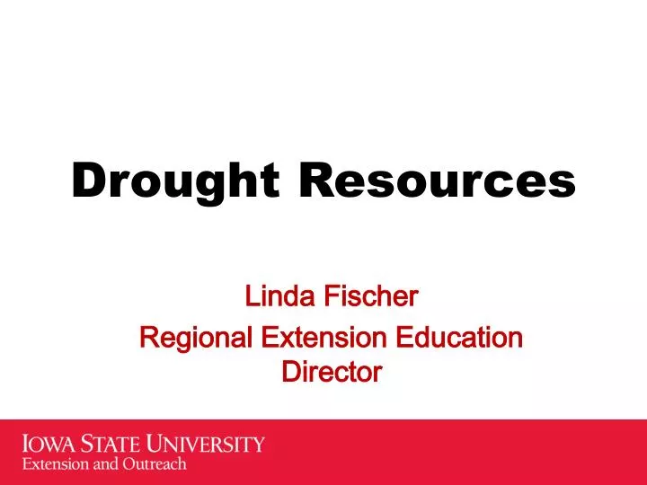 drought resources