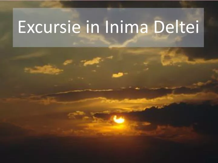 excursie in inima deltei