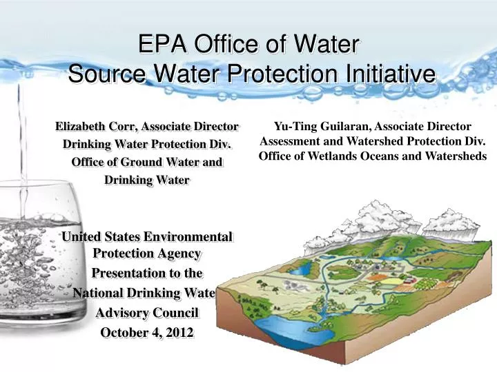 epa office of water source water protection initiative