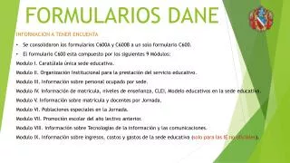 formularios dane