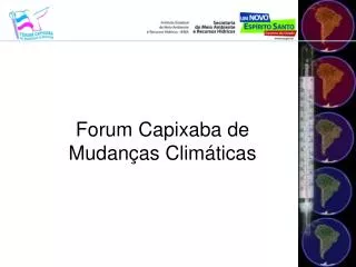 forum capixaba de mudan as clim ticas