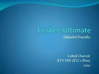 frisbee ultimate