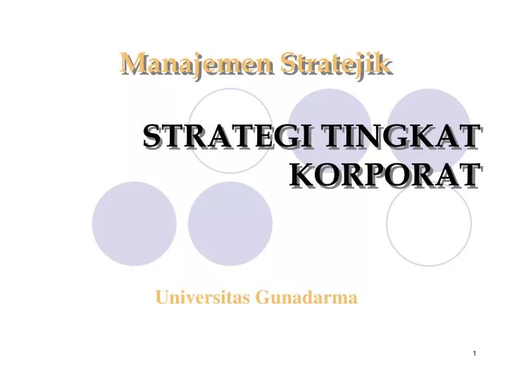 manajemen stratejik