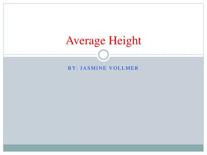 average height