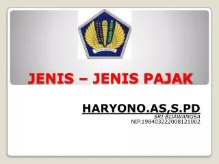 jenis jenis pajak