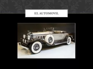 el automovil