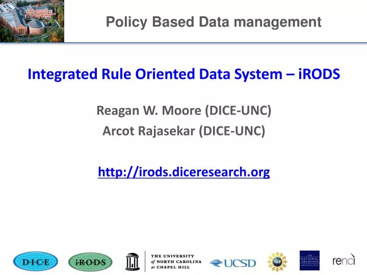 policy based data management