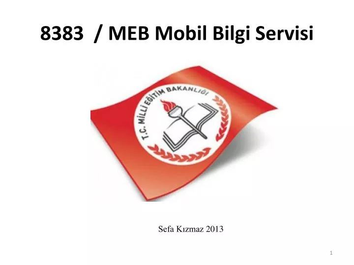 8383 meb mobil bilgi servisi