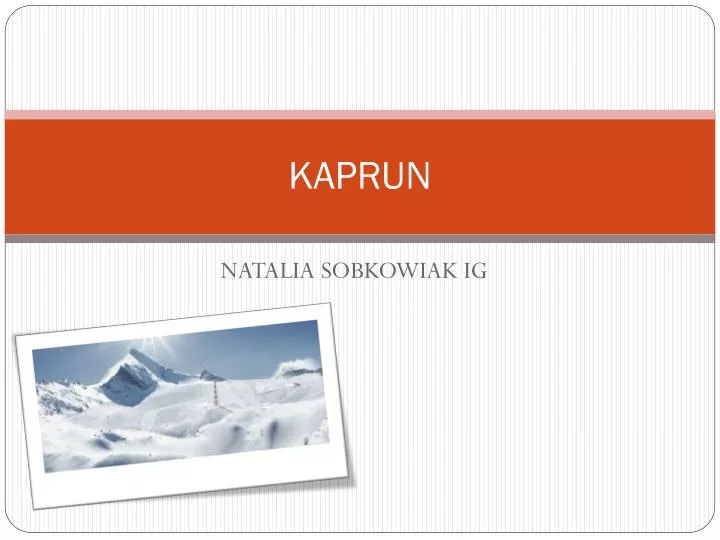 kaprun