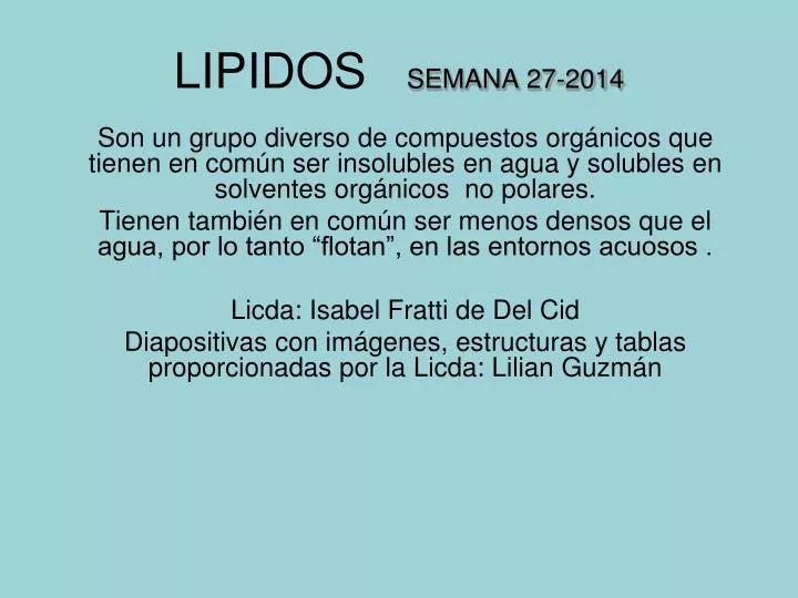 lipidos semana 27 2014