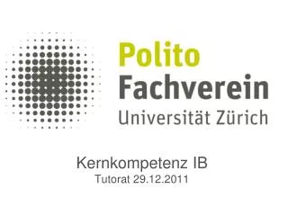 kernkompetenz ib tutorat 29 12 2011
