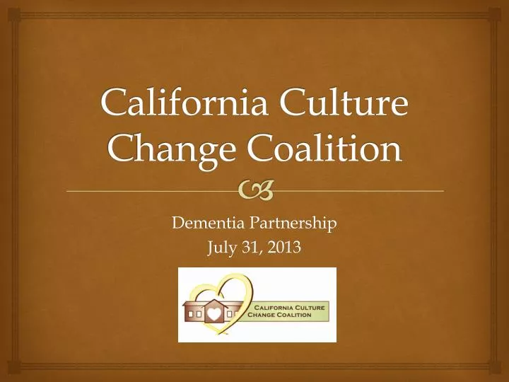california culture change coalition