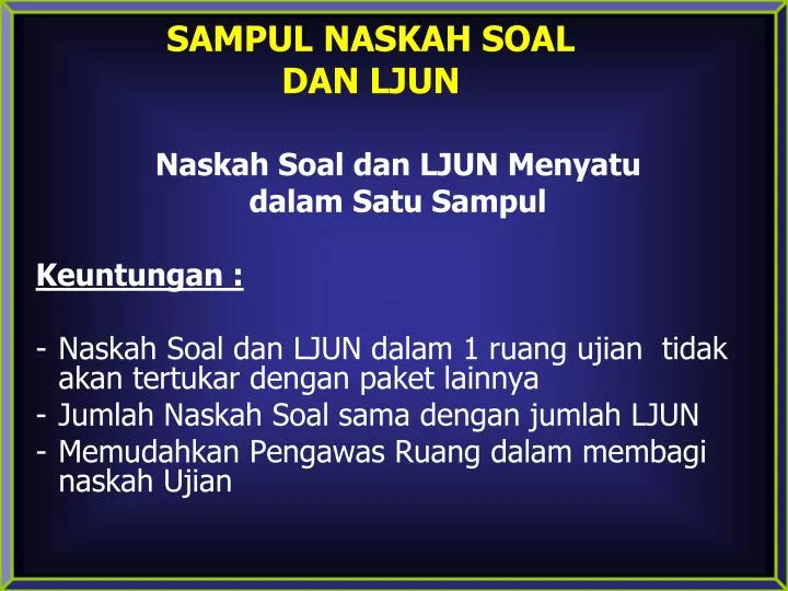 sampul naskah soal dan ljun