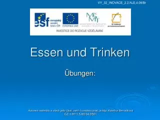 essen und trinken