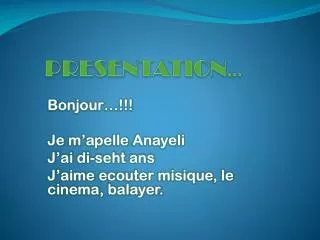 presentation