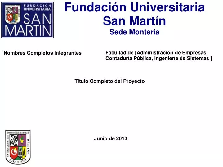 fundaci n universitaria san mart n sede monter a