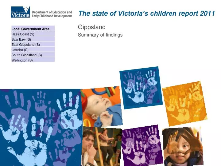 the s tate of victoria s children report 2011