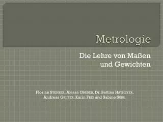 metrologie