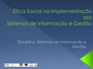 tica social na implementa o dos sistemas de informa o e gest o