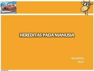 hereditas pada manusia