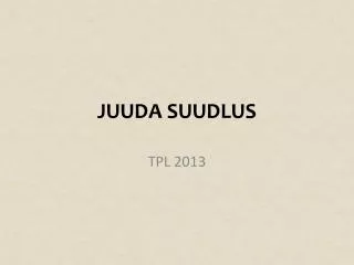 juuda suudlus