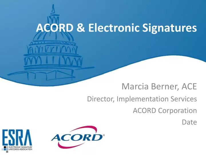 acord electronic signatures