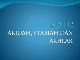islb 112
