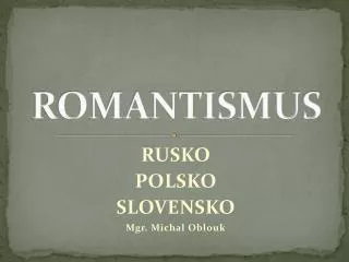 romantismus