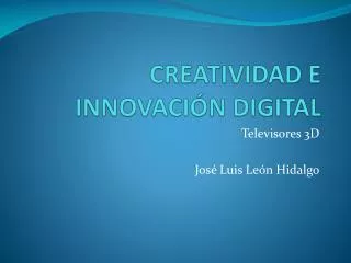 creatividad e innovaci n digital